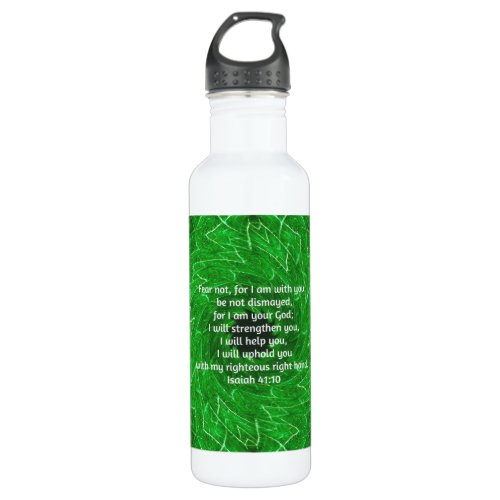 Bible Verses Inspirational Quote Isaiah 4110 Stainless Steel Water Bottle