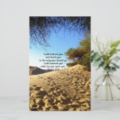 Bible Verses Inspirational Quote Psalm 32:8 (Standing Front)