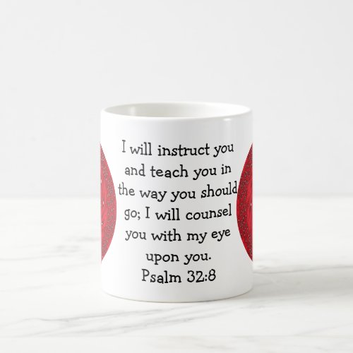 Bible Verses Inspirational Quote Psalm 328 Coffee Mug