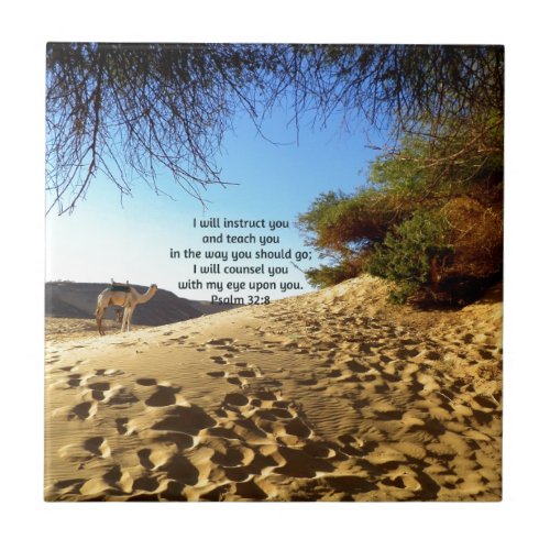 Bible Verses Inspirational Quote Psalm 328 Tile