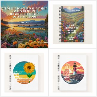 Bible Verses Journals and Planners