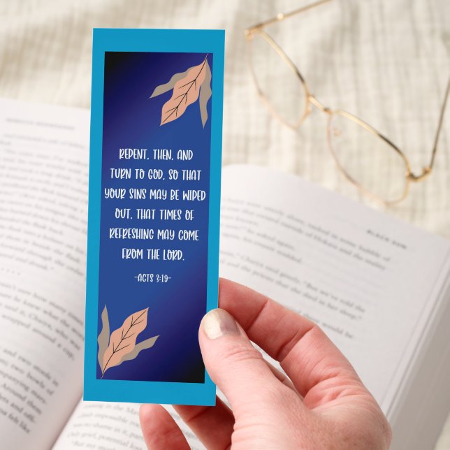 Bible Verses Miscellaneous Bookmarks (Hand)