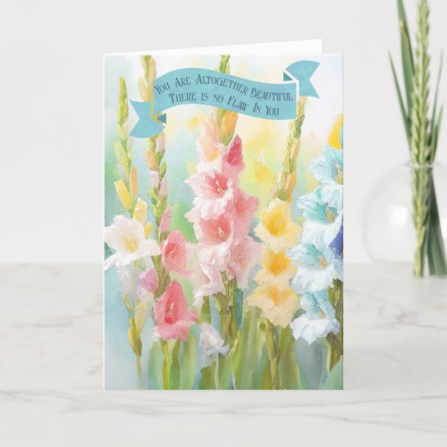 Bible Verses Mothers Day Solomon 47 Lilies Holiday Card