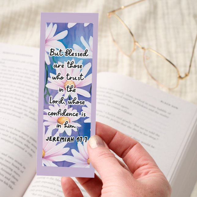 Bible Verses On Trusting God Bookmarks (Hand)