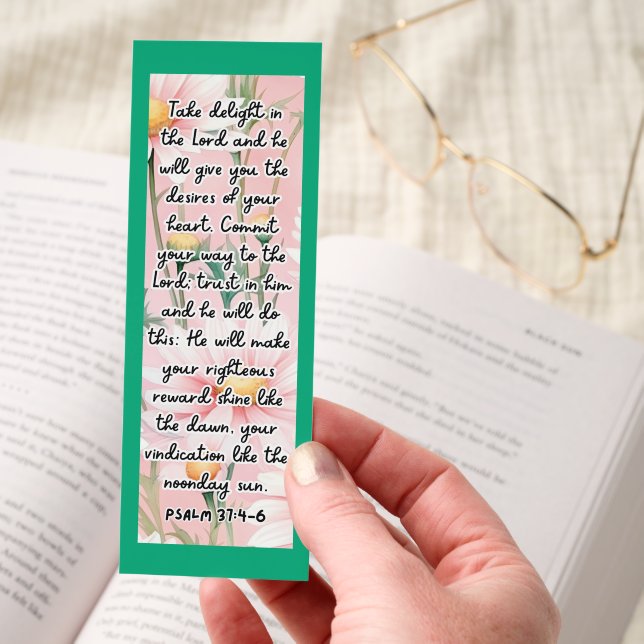 Bible Verses On Trusting God Bookmarks (Hand)
