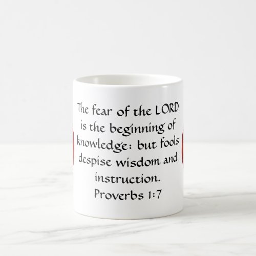 Bible Verses Wisdom Quote Saying Proverbs 17 Coffee Mug