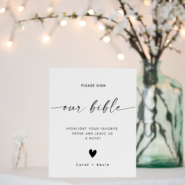 Bible Wedding Guestbook Sign (In Situ (Wedding))