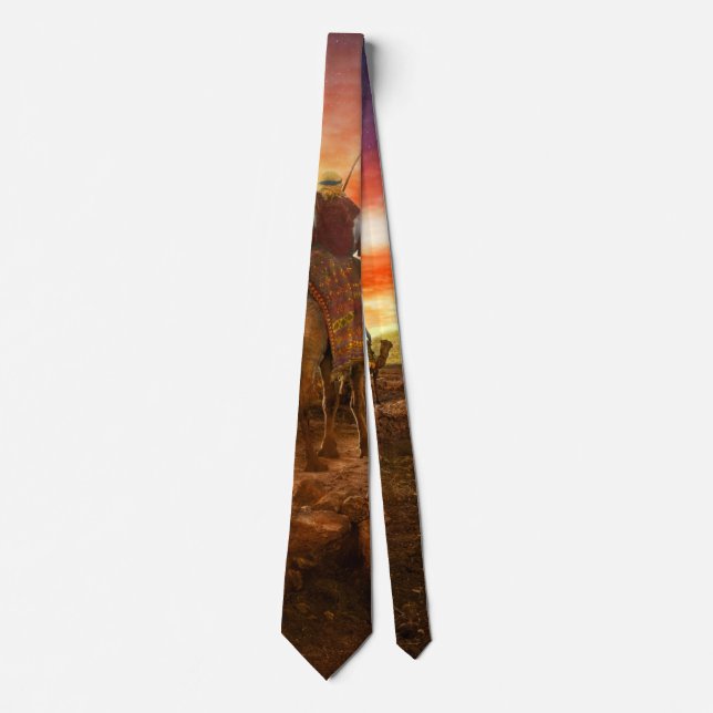 Bible - Wise men - The Magi arrive 1920 Neck Tie (Front)
