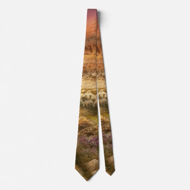Bible - Yea, though I walk through the valley 1920 Tie (Front)