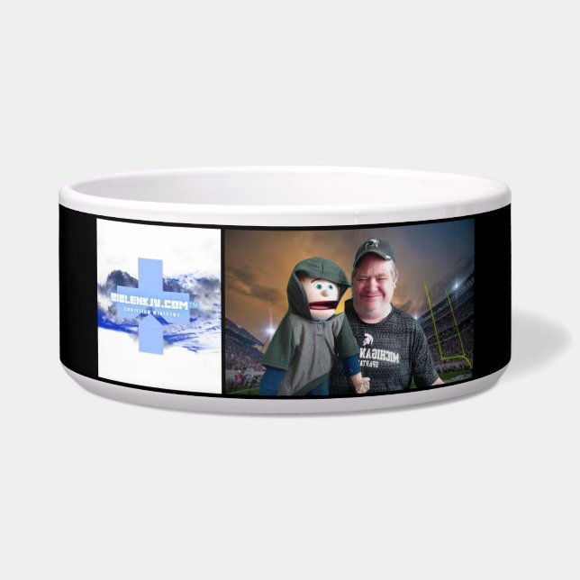 BIBLENKJV.COM™ 🛐 #DOG BOWL (Front)