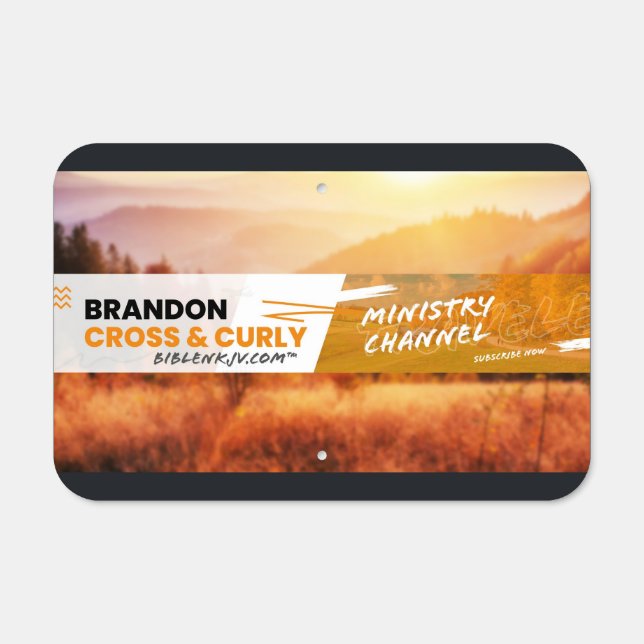 BIBLENKJV.COM™ 🛐 #SIGN METAL SIGN (Front)