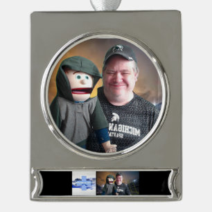 BIBLENKJV.COM™ 🛐 #SILVER SILVER PLATED BANNER ORNAMENT