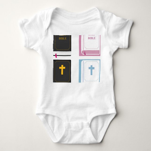 bibles baby bodysuit (Front)