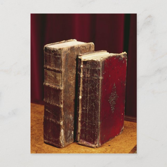 Bibles belonging to Lord Byron and Augusta Leigh Postcard (Front)