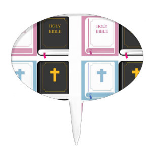 bibles cake topper