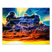 Psalm 19:1 Vinyl Wall Decal by Wild Eyes Signs The Heavens Declare the  Glory of God, The Skies Work of His Hands, Bible Verse Wall Lettering,  Church