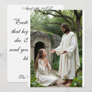 Biblical Image Noli Me Tangere Greetings Card