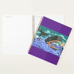 Biblical Jonah and the Whale Ocean Scene Planner
