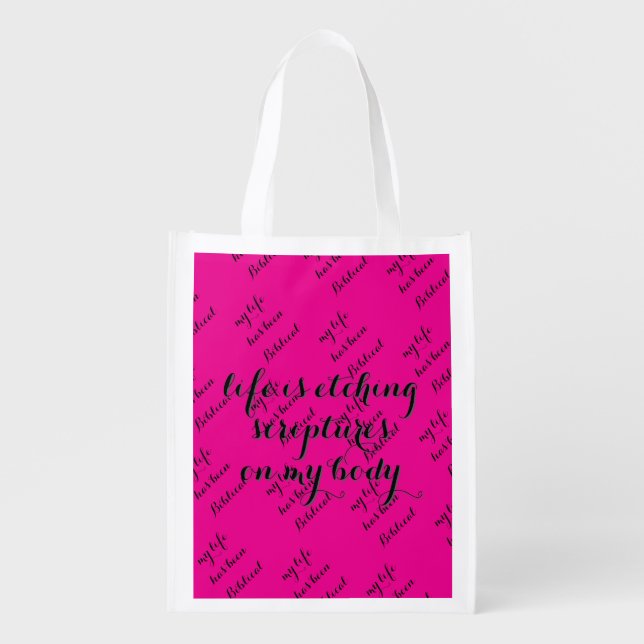 Biblical Life Grocery Bag (Front)