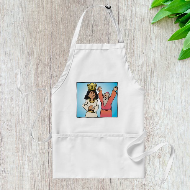 Biblical Queen and Prophet Faith-Based Characters Adult Apron (Creator Uploaded)