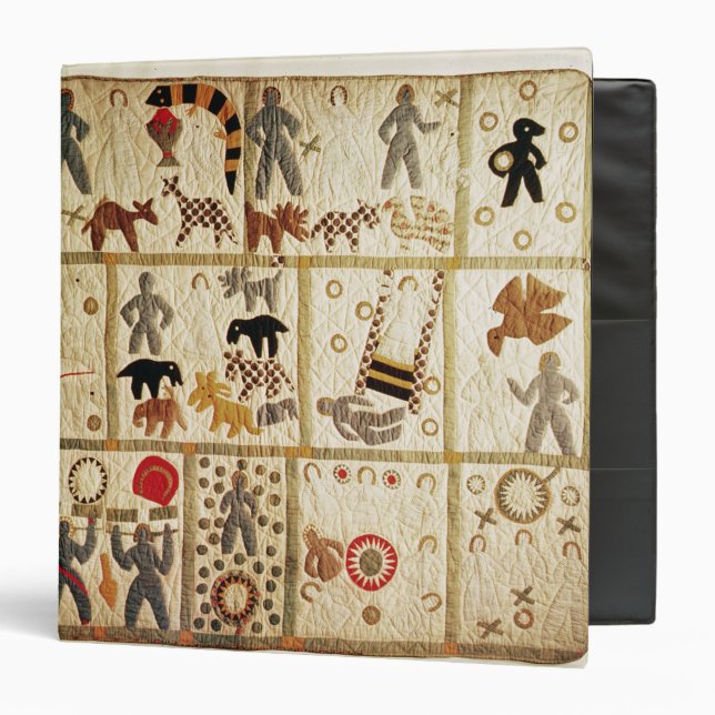 Biblical quilt, Virginia Binder (Front/Inside)