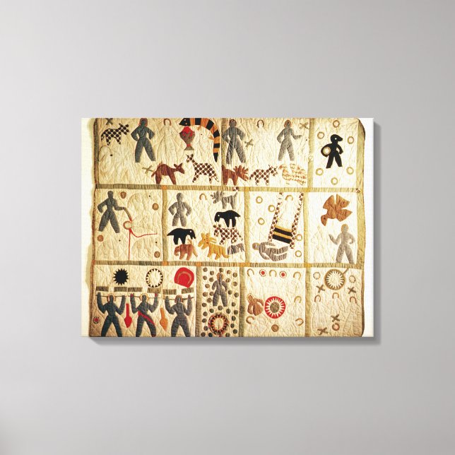 Biblical quilt, Virginia Canvas Print (Front)