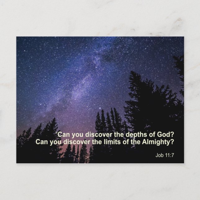 Biblical Quote Postcard (Front)