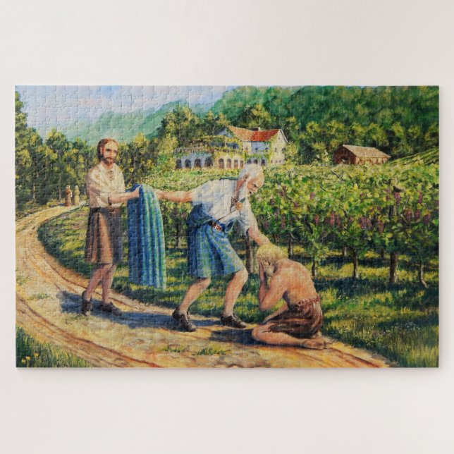 Biblical, Scriptural, The Prodigal Son, vineyard Jigsaw Puzzle (Horizontal)