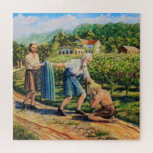 Biblical, Scriptural, The Prodigal Son, vineyard Jigsaw Puzzle