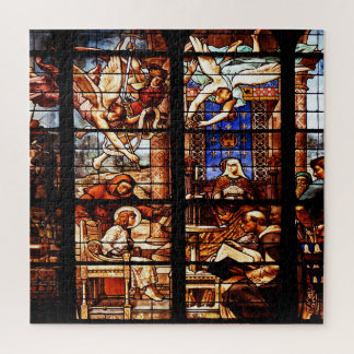 Biblical stories Christian art, Stained Glass Jigsaw Puzzle