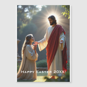 Biblical Story Noli Me Tangere Magnetic Card