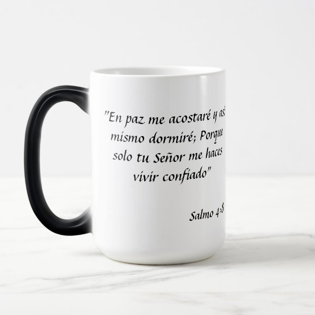 Biblical Text Thread Color Morph Mug (Left)