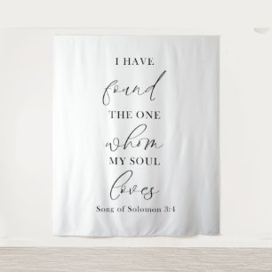 Biblical Wedding Backdrop – I Have Found the One