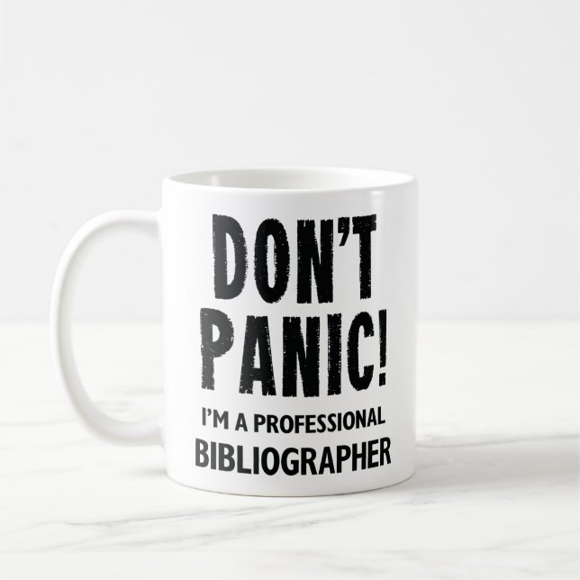 Bibliographer Coffee Mug (Left)