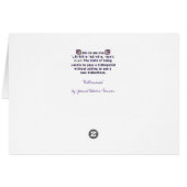Bibliomania Blank Card (Back Horizontal)
