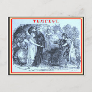 Bibliomania: Shakespeare The Tempest Postcard