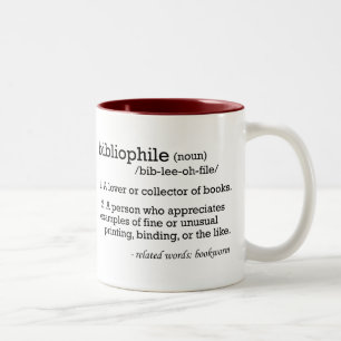 bibliophile, defined Two-Tone coffee mug