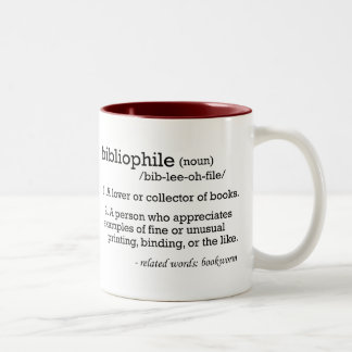 bibliophile, defined Two-Tone coffee mug