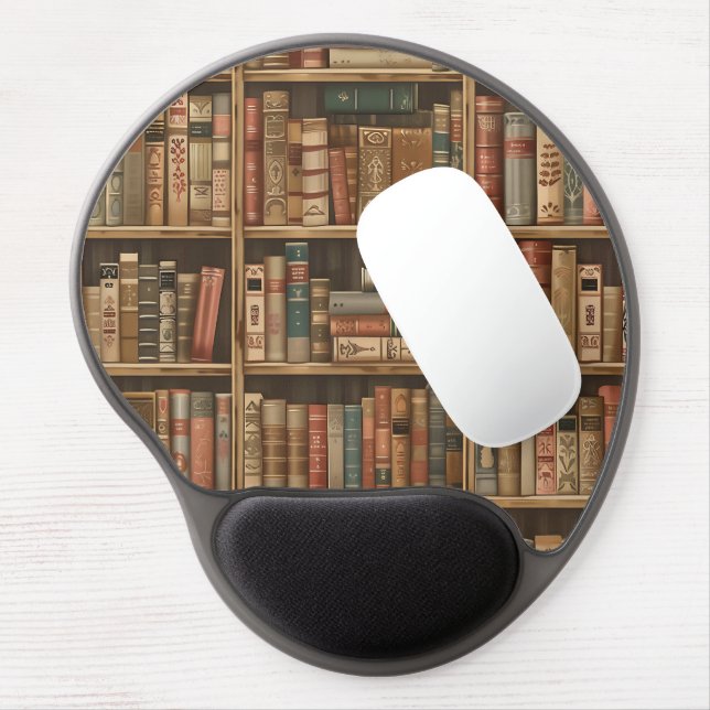 Bibliophile Gel Mouse Pad (Left Side)