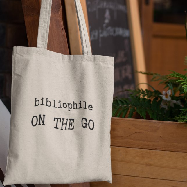 Bibliophile on the Go Cool Book Lover Gift Tote Bag (Shop now and carry your favourite reads with you in style! )