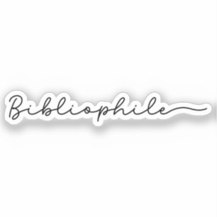 Bibliophile Sticker