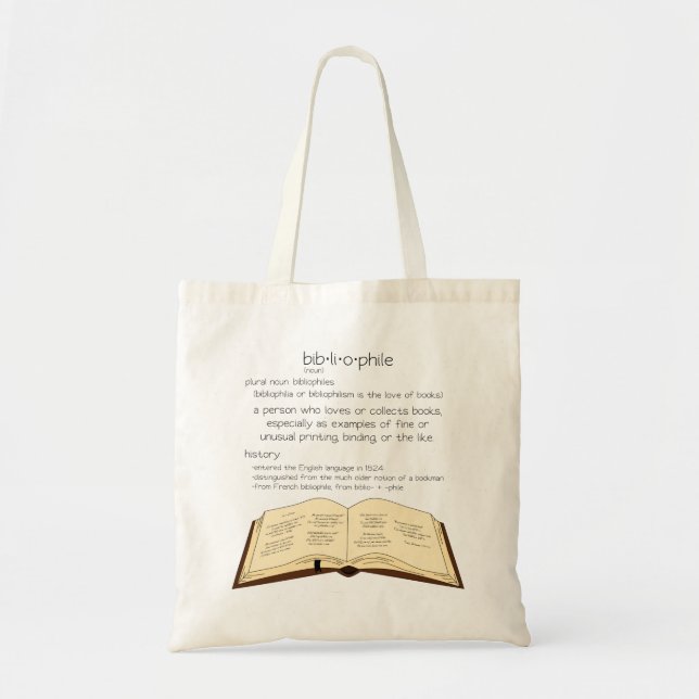 Bibliophile Tote Bag (Front)