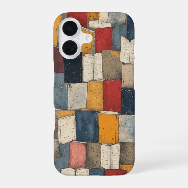 Bibliophile's Stacks Iphone Case (Back)