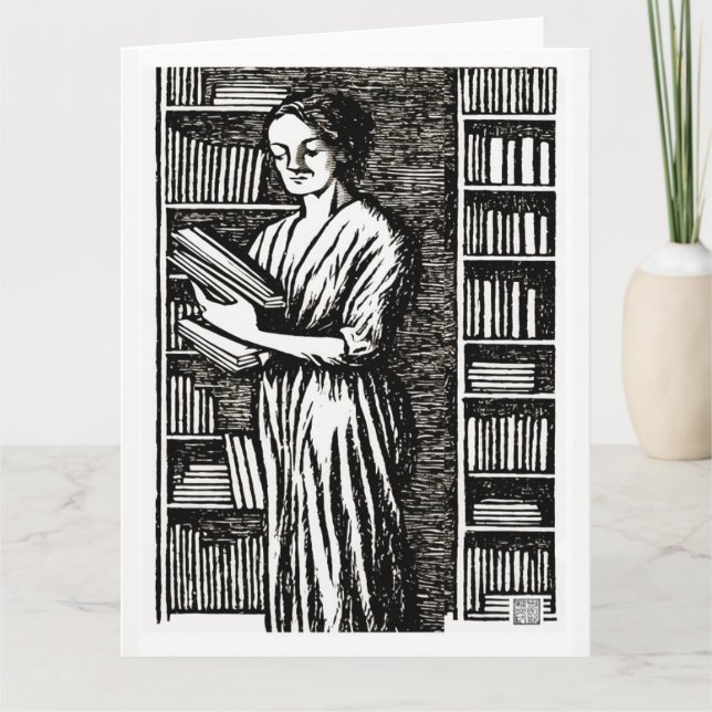 Bibliothecarius - Librarian Greeting Card (Front)