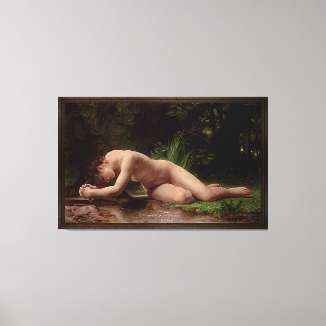Biblis by William-Adolphe Bouguereau Canvas Print (Front)