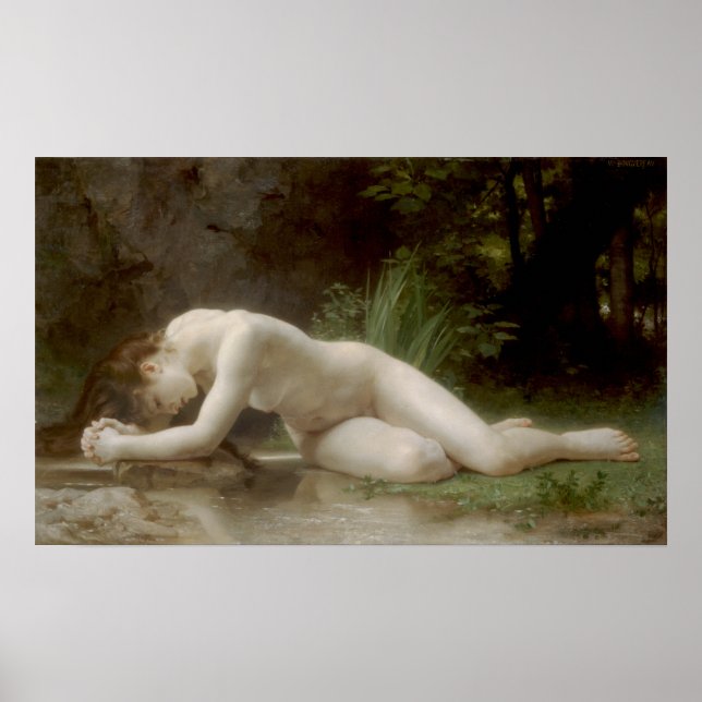 Biblis (Byblis) by William-Adolphe Bouguereau Poster (Front)