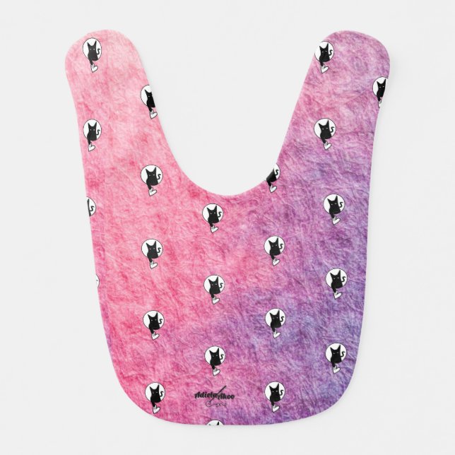 Bibs - Pink Halloween by Poet Adiela Akoo (Front)