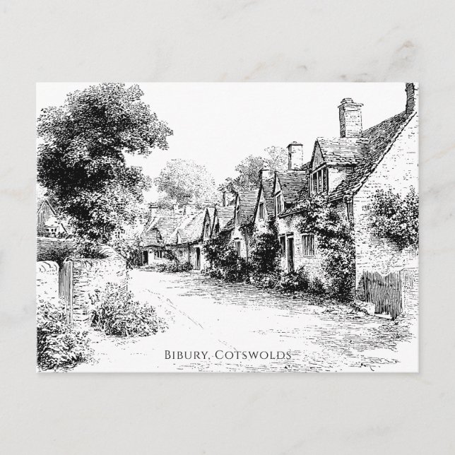 Bibury Village, Cotswolds, UK  Postcard (Front)