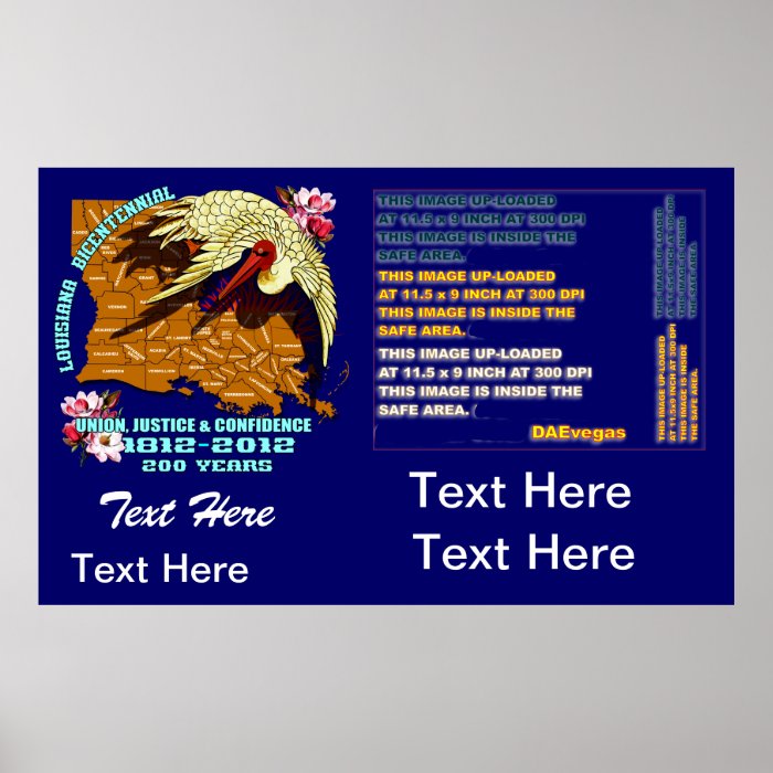 Bicentennial Deep Navy Blue  Poster Build 60"x38"