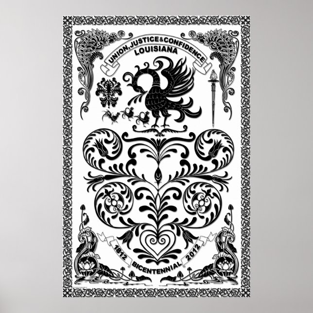 Bicentennial Louisiana Mardi Gras Party See Notes Poster (Front)